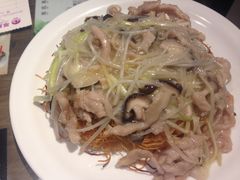 鲍味汁银芽肉丝炒面-翠华餐厅(铜锣湾糖街店)