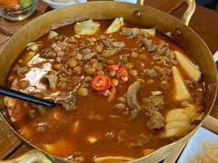 豆花肥牛-时光乌托邦空中花园餐厅川味·融合菜(幸福广场店)