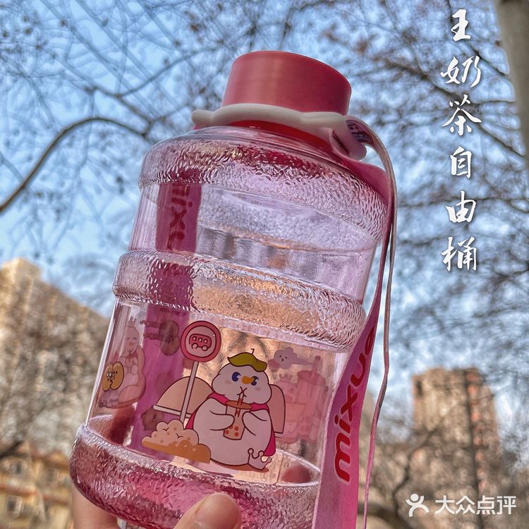 🐯小晨日常｜9.9r雪王奶茶自由桶&2r草莓双旋冰淇淋✔️