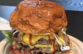 American Double Cheeseburger