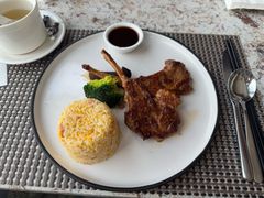 法式香煎羊扒-华强广场酒店-椰香高空自助餐厅