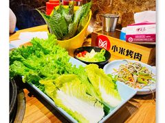 蔬菜双拼-小米烤肉-泥炉炭烤(常营店)