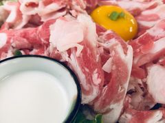 鲜奶浸手切羔羊肉-鲜潭蒸汽石锅鱼(五道口购物中心店)