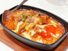鲜茄鸡扒肠仔焗饭套餐-和平馆·地道港澳茶餐厅(西门口店)