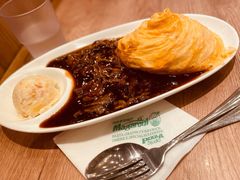 照烧肥牛蛋包饭-玛格萝妮比萨屋(四平店)