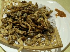 干炸蘑菇-李连贵熏肉大饼(丰台南路地铁站店)