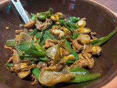鲍鱼仔辣椒炒肉-农耕记·湖南土菜(观澜福城天虹店)