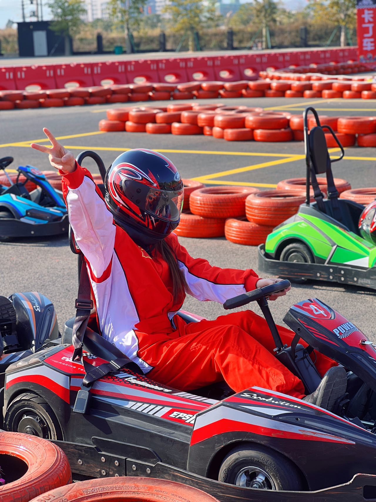 🏎️卡丁车初体验～油门踩到底
