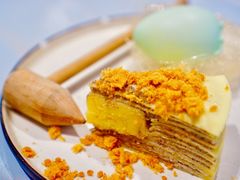 咸蛋黄肉松千层切块-随心小姐