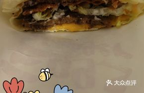 Cheese Beef Pancake