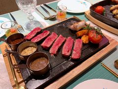 澳洲特拉克拉西冷牛排-蜜桃花开·中西融合菜E&W(南长街店)