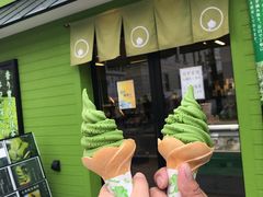 浓茶冰淇淋-茶和々(茶和々 小樽店)