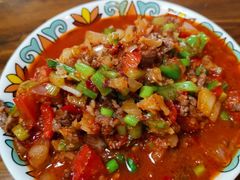 -歹歹的加个面过油肉拌面