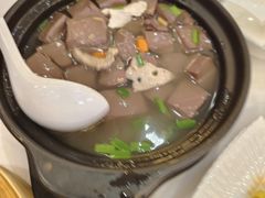 韭菜猪红汤-东江渔村·古典园林·30年粤菜老字号(太和店)
