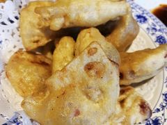 炸茄盒-左邻右舍褡裢火烧(石榴园店)