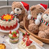 这家面包店！！！满满一墙圣诞🎄蛋糕🍰！