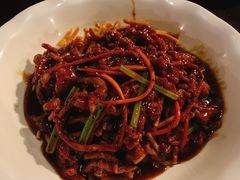 馓子牛肉丝-刘胖子家常菜(金色港湾店)