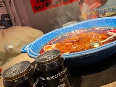 重庆原始红油现炒锅底-王歘歘·chuǎ火锅(五道营店)