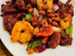 椒香虾仁爆鸡球-陈傻子餐厅(世纪都会店)