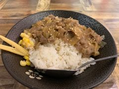 肥牛饭-小时光咖啡馆(开森度假森林店)