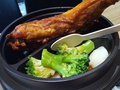港式烧味脆皮大鸡腿饭-肯德基(南油店)