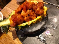 菠萝咕噜猴头菇-水木苼 蔬食料理
