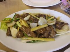 葱姜牛肉-真浪花园海鲜餐馆