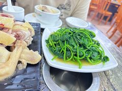 炒地瓜叶-力哥地道海南菜·联谊文昌鸡老店