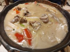 爆炒美蛙汤面-十面欢腾·海鲜面·台式Bistro(长乐路店)