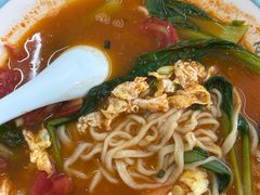 番茄鸡蛋手擀蛋清面-肖妈妈手擀面(武夷店)