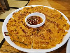 泡菜饼-喇喇排骨火锅·传统韩式脊骨汤(望京西园总店)