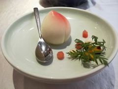 蟠桃杏仁豆腐-味+新京宴·烤鸭·北京菜(创意谷店)