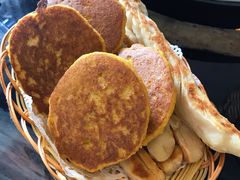 贴饼子-姥家大锅台水库渔家