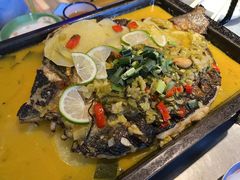 -探鱼·鲜青椒爽麻烤鱼(广州欣荣广场店)