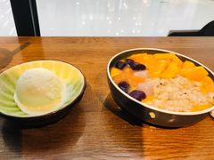 番瓜芒果芋圆-三花奶奶的甜品(百联嘉定购物中心店)