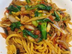 孜然牛肉炒面-王祖名抻面烧烤(柳影路店)