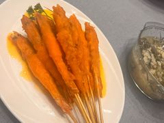 咸蛋黄串虾-金哥私房菜馆(张府园总店)