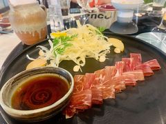三年金钱火腿配大理手撕乳扇-泓0871臻选云南菜·味庄