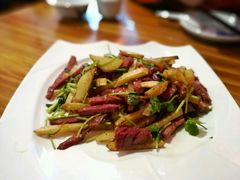 土豆条煸牛肉-德居源