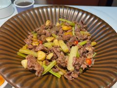 小炒黄牛肉-秋色客家菜(南山店)