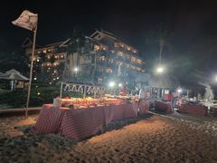-亚龙湾希尔顿自助餐厅·海鲜·烧烤·沙滩BBQ·现场乐队