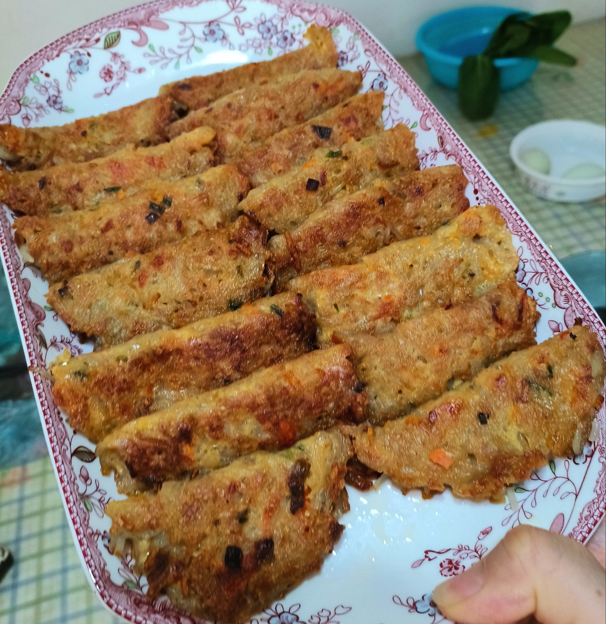 粉丝鸡蛋饼#好吃不过自己做