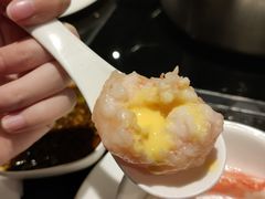 爆浆手打虾丸-捞王猪肚鸡火锅(财富中心店)