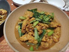小白菜炖小酥肉-唐山宴百姓府邸院落中餐