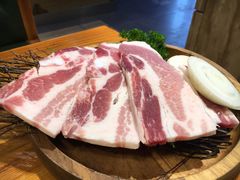 烤五花肉-草家酱蟹炭火烤肉店(珲春南路一店)