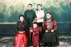 -时光纪亲子全家福照相馆(静安店母女写真父母纪念照)