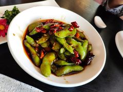 藤椒油淋汁毛豆-柒园·三十年创意杭帮菜(龙湖滨江天街店)