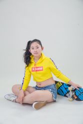 -海岸风光儿童摄影