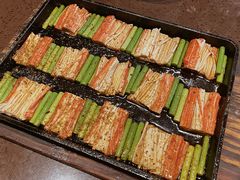 烤蟹柳蒜苗-一棠龙虾•王牌虾球(光谷天地店)