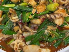 鱼籽鱼泡炒大蒜-绍兴名菜馆(可乐路店)